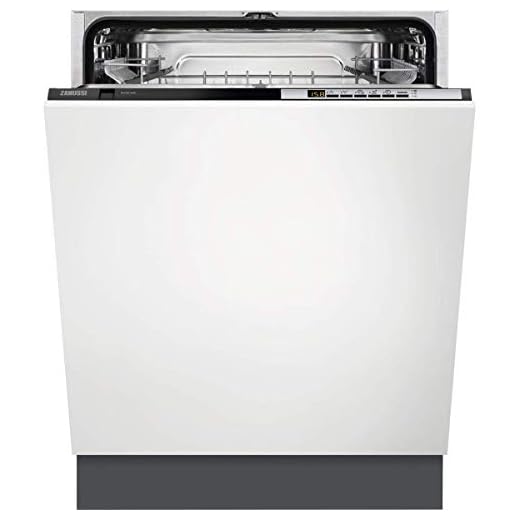 Zanussi ZDT26040FA Lavavajillas Integrado AirDry 13 cubiertos, Display LCD, Clase A+++, Desconexión automática, 5 programas a 4 temperaturas, Piloto BeamOnFloor, Motor Inverter, 46 dBA, Blanco, 60 cm
