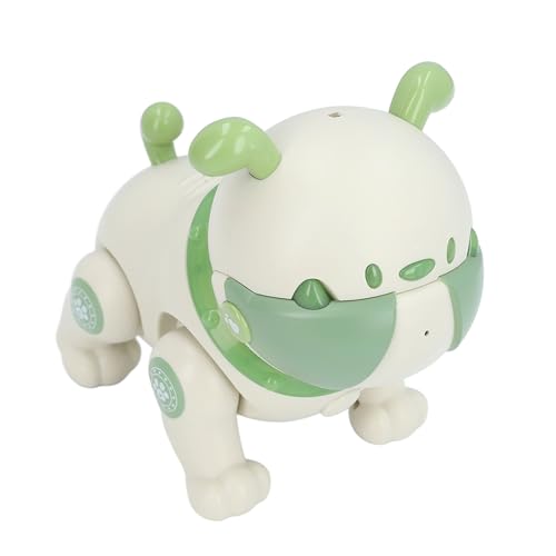 Mrisata Robô de Controle Remoto para Cachorro, Brinquedo Eletrônico Inteligente Interativo para Animais de Estimação Com Sensor de Toque, Gravação de Voz, Função de Releitura para (verde)