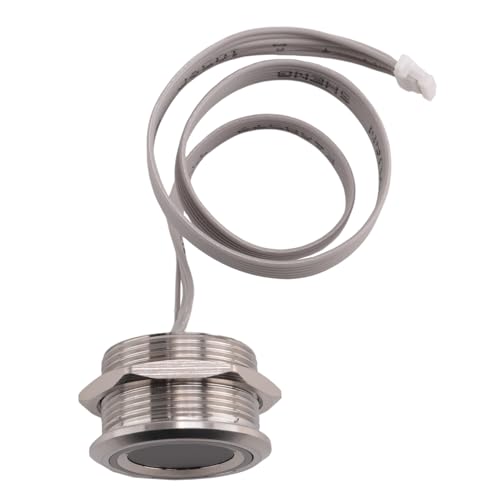 Asuinxurr R503-S Circuito CapacidadTs Módulo de Huella Digital, Anillo de Lámpara, Resistente al Agua, 150 Huellas Dactilares, Identificación de Huellas Dactilares
