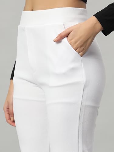 Image of LITVA Premium Women's Formal Trousers (Flexi-Waist | Wrinkle Resistant | Desk-to-Dinner)