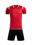 Grund: Dieses Fußballtrikot Set ist für alle Outdoor-Sportarten und Halloween-Kostüme geeignet. Geeignet für persönliche Sportbekleidung und Team-Trainingskleidung.
