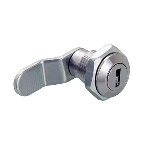 Serrure à came avec 2 clés diamètre 11mm en alliage de Zinc facile à installer for serrure de porte d'armoire de Distribution MA084 D 1 pièces
