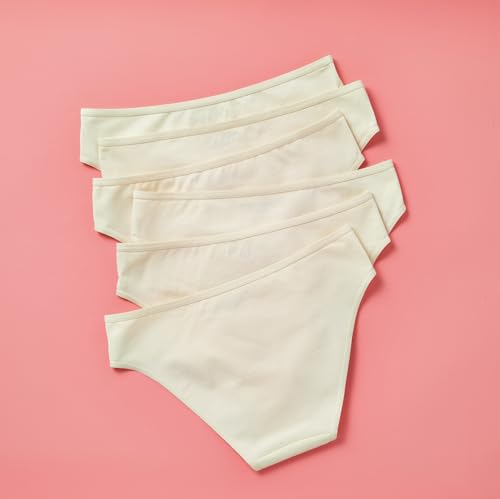 Yellowberry Girls' 6PK Cotton Underwear Bikini Hipster3
