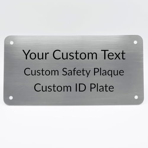 Generic Custom Stainless Steel Nameplate