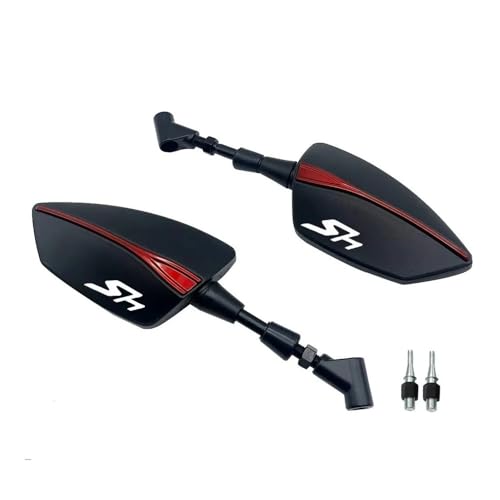 Rétroviseur réglable moto 10mm avec grand angle pour SH125 300i