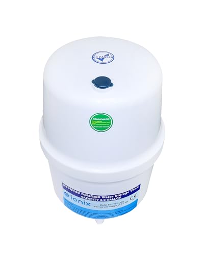 Image of IONIX Ro pressure tank with tank valve, Pre-Pressurized Water Storage Tank | Pressure Tank with 3.2 Gallon Capacity