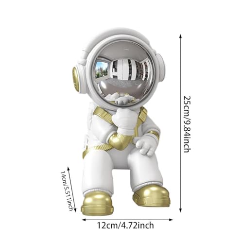 Figura de Astronauta de Resina para Escritorio 5.5x4.1x7.7 in miniatura 2