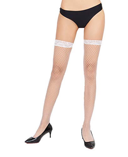 Image of Women's Lace Top Thigh High Stockings Thickened Tiptoe and Anti-skidding Socks