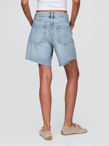 Save 51% on GAP Women's Loose Fit Denim Bermuda Shorts