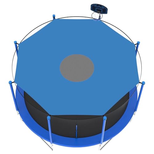 Funda de tienda para trampolín – Funda parasol para trampolín, funda protectora para trampolín | Toldo de cama elástica anti-UV resistente a los arañazos, toldo de trampolín de tela Oxf
