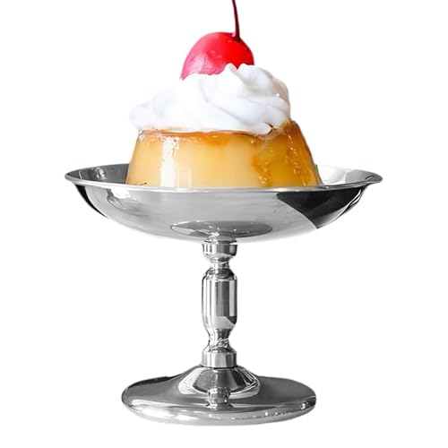 Copas De Postre De Acero Inoxidable - Copas De Caramelo Para Snack Yogurt De Pie | Tazas De Mousse, Cuencos Para Helado, Fruta, Budín Y Ensaladas Ensaladas, Elegantes Bombon