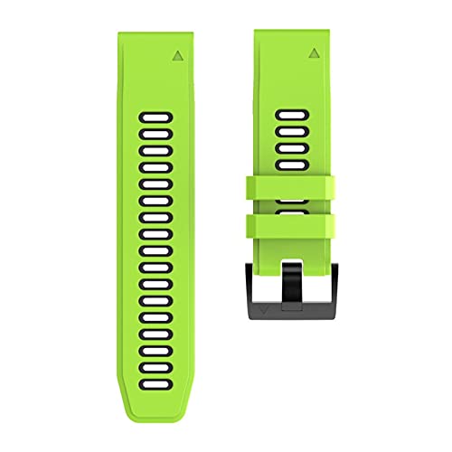 YINGO 2.6mm 22mm 20mmGarmin�ƌ݊����̂���N�C�b�N�t�B�b�g�X�g���b�v �G�b�L�[�t�F�j�b�N�X77x 7S�\�[���[66�{6S�v��5�{5s�v���X/�{�\2 / Forerunner 945�V���R�[���o���h(Green black,Quic