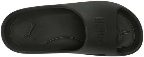 PUMA Women's SHIBUSA Slide Sandal, Puma Black-Puma Black, 8 | Image 4