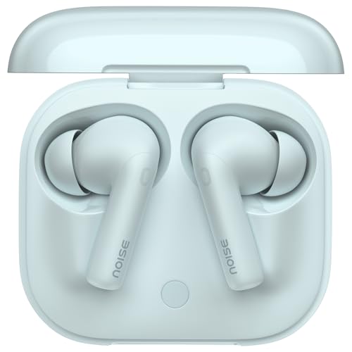 Image of Noise Air Buds 6 in-Ear Bluetooth TWS - AI Enabled Smartbuds, ANC (up to 32db), Personalised App, in-Ear Detection, Voice Control, Google Fast Pair, BT v5.3(Sage Blue)