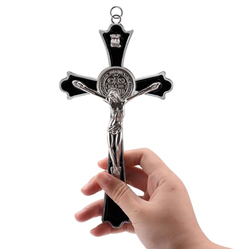 Crucifijo de San Benito de 8 pulgadas, el regalo de fe perfecto para tus seres queridos