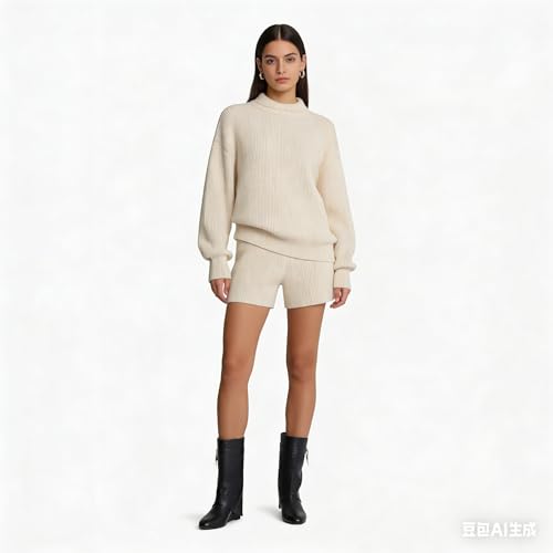 Image of keleimusi Fold Over Wedge Boots Heeled PadLock Pant Knee High Shoes Tall /Short Booties