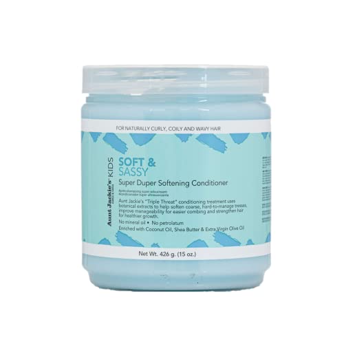 Aunt Jackie's Girls Soft and Sassy Super Duper Softening Conditioner, 15 oz (Pack of 10)