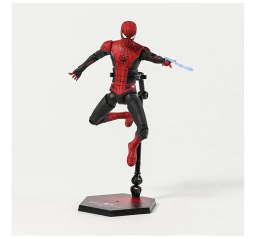 Image of Hamleys Spider-Man Action Figure 7 Inch Collectible Upgraded Suit 1:10