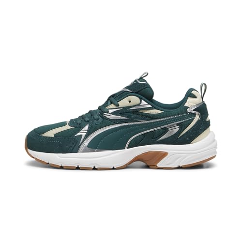 PUMA Men's Milenio Tech Shoes, Dark Myrtle-Alpine Snow, 14 - Main Image