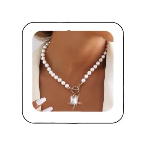 Collier de perles Reaky avec pendentif Cover