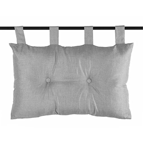 Caritex Cuscino Testata Letto Con Passanti a Strappo, Cuscino Testiera