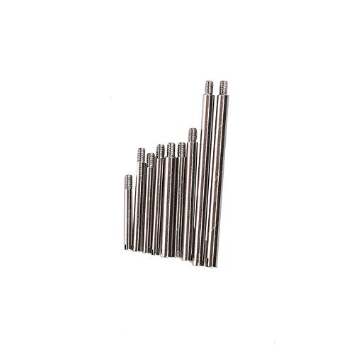 Tornillo de Correa de Reloj de Metal, 10 Tamaños, Juego de Tornillos de Correa de Reloj, Accesorios de Herramientas de Reparación de Relojes con Caja de Almacenamiento (50 uds),