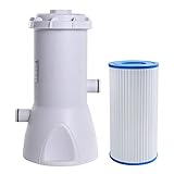 POOLPURE Filter Pump for Above Ground Pools, Swimming Pool Filter Pump for Metal Frame Pool, 1000 GPH Pump Flow Rate, 110-120V with GFCI