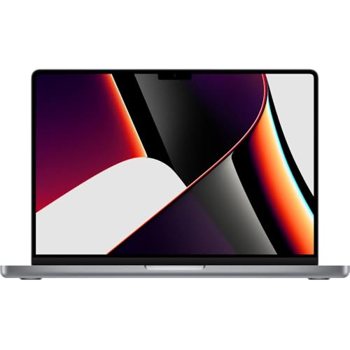 Image of Apple 2021 MacBook Pro with Apple M1 Pro Chip, 14-inch, 16GB RAM, 2TB SSD Storage, Space Gray (Renewed)