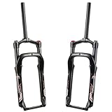 BRAKETB DNM OSL-Fat 20 x 4.0 Suspension Fork - Coil Spring - Straight - for Fat Tire Bike/EBIKE