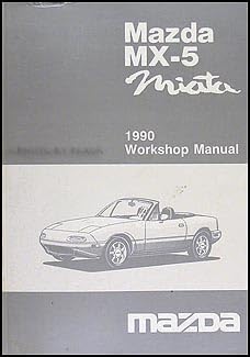 Cover of the 1990 Mazda MX-5/Miata Repair Shop Manual