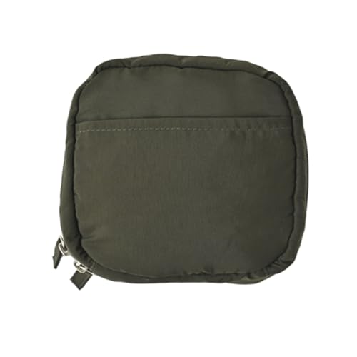 MAMAGO メイクポーチ 化粧ポーチ トラベルポーチ小物入れ 大容量 可愛い 小さい ポーチ 大きめ おしゃれ コンパクト 縦型 収納 シンプル バッグインバッグ (チャコールグレー)