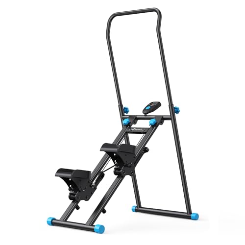 MERACH Stair Stepper for Home Gym Exercise & Fitness Equipment اجهزه رياضيه تمارين New Version جهاز الدرج الكهربائي الرياضي for جهاز بيلاتس Workout (Black 2.0)