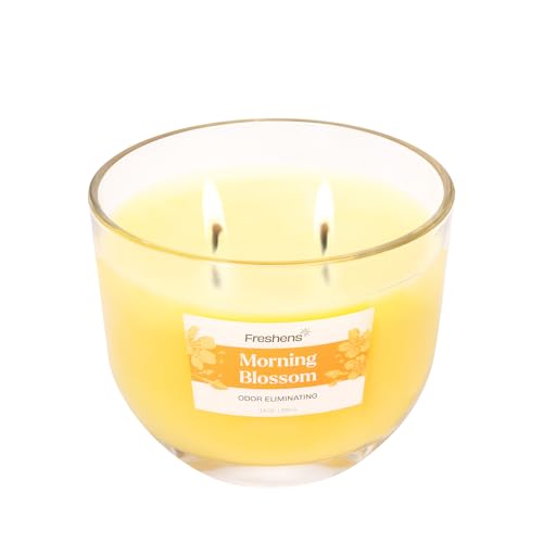Carolina Freshens Morning Blossom Odor Eliminating Highly Fragranced Candle for