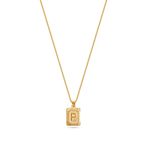Image of Rubans Demi Fine Stainless Steel Alphabet Pendant CZ Gift for Women & Girls