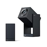 【2025秋・Android TV 11.0搭載・レンズ保護 】 プロジェクター 天井投影 500ANSI 1080P FHD 230°調整可能 TOF オートフォーカス｜自動台形補正 ズーム 1.2:1 投影比率 短焦点 HiFi スピーカー内蔵 小型 WiFi ブルートゥース chormcast スマホ・PC・Switch対応 静音 Wanbo Cube 2 Pro ミッドナイトブルー