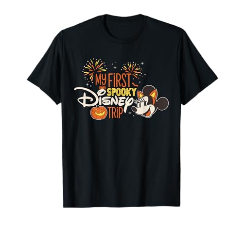 Disney Minnie Mouse My First Spooky Disney Trip Halloween Camiseta