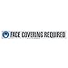 Face Covering Required (3" x 24") 5/pkg
