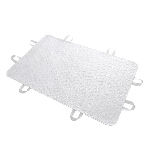 LOLPALONE Cojines para la colocación de la incontinencia, almohadillas para cama con asas para elevación y transferencia, almohadillas para cama reutilizables, impermeables, lavables y duraderas