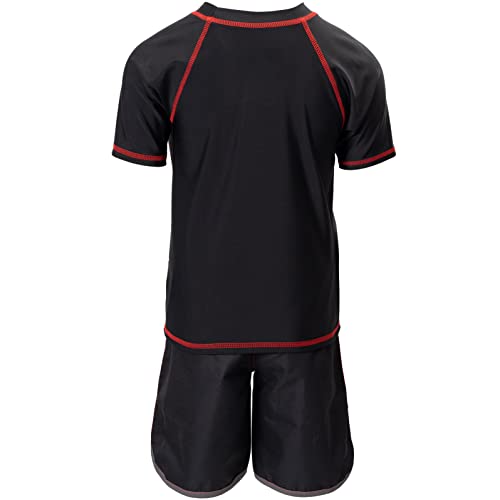 Marvel Shang-Chi And The Legend Of The Ten Rings Little Boys Swim Rash Guard Swim Trunks Gray/Black 7 #TOP6