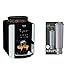 Krups Ea817810 Independiente Totalmente Automática Máquina Espresso 1.7L 2Tazas Negro, Plata - Cafetera + F08801 Filtro De Agua Para Cafeteras Claris, Con Iones Y Carbón Activado De Plata