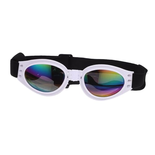 Toddmomy Dog Cooling Glasses Uv Protection Small Breed Sunglasses Adjustable for Dogs