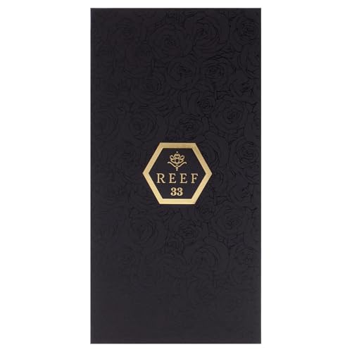 REEF 33 EDP 100ml Classic Perfume Luxury Arabian Fragrance Spray | Saffron & Oud Notes, Lavender Accord, Black & Gold Bottle, Gift Bag Included, Unisex Fragrance - Image 6