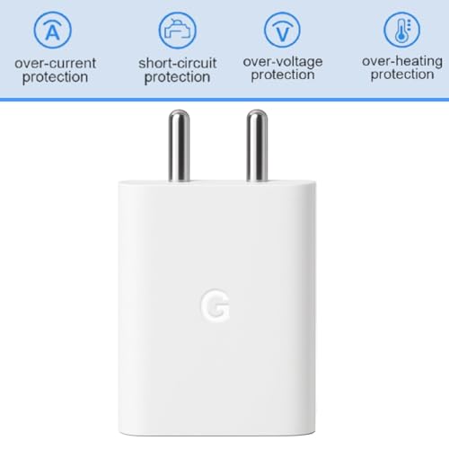 Image of CSODINCE 30W USB Type C Rapidly Fast Charging Adapter Compatible with Google Pixel 9 Pro XL /9 Pro /9 /9a /8 /8 Pro /8a /7 /7 Pro /7a,Pixel All Series & Other USB Type C Devices.
