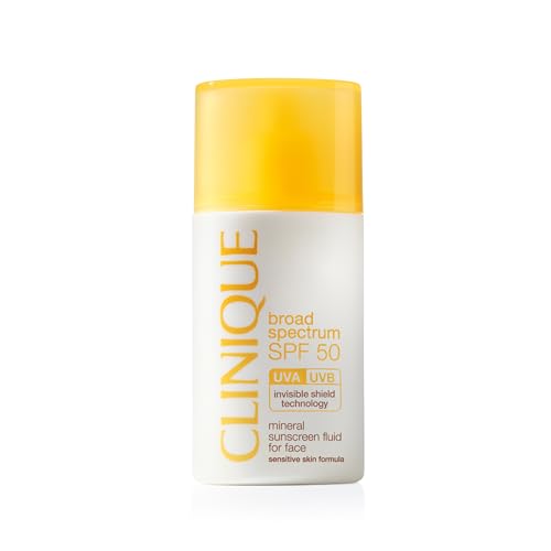 Clinique SPF 50 Mineral Sunscreen Fluid For Face | Safe For Sensitive Skin
