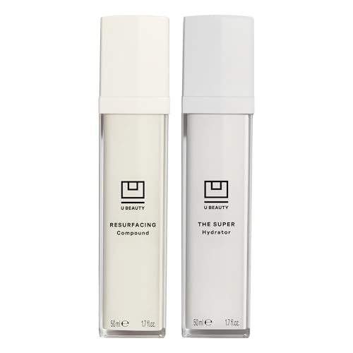 The-U-Beauty-Duo-Resurfacing-Compound-SUPER-Hydrator-Set-Vitamin-C-E-Retinol-Hyaluronic-Acid-Moisturizing-Face-Serum-Duo-for-Smooth-Hydrated-and-Softer-Skin-Set-of-2-17-fl-oz The U Beauty Duo - Resurfacing Compound & SUPER Hydrator Set - Vitamin C & E, Retinol, Hyaluronic Acid - Moisturizing Face Serum Duo for Smooth, Hydrated and Softer Skin, Set of 2 1.7 fl oz - Image 1