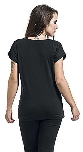 David Bowie Glitchy Femme T-Shirt Manches Courtes Noir Large - Les Beatles, Paul McCartney, John Lennon, RIngo Starr, George Harrison David Bowie Glitchy Femme T-Shirt Manches Courtes Noir Large – Image 6