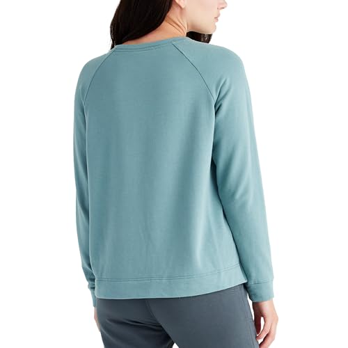 Free Fly Women's Fleece Crewneck Pullover - Bamboo Viscose Lightweight Fall Essentials, Long Sleeve Sweatshirts for Women2