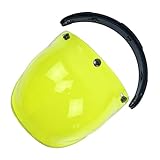 【Materiale superiore】 - Realizzato in materiale ABS di alta qualità, il nostro Bubble è progettato per robustezza ed eccellenti prestazioni in caso di collisione, garantendoti durante la guida. Progettato per adattarsi a tipi di caschi moto con supporti con fibbia, soddisfa le esigenze di tutti, rendendolo un capo essenziale per ogni appassionato di moto. tutti Per supporti per casco casco di qualità superiore Realizzato con elevate prestazioni di sicurezza Visiera a bolla a 3 scattiVisiera a