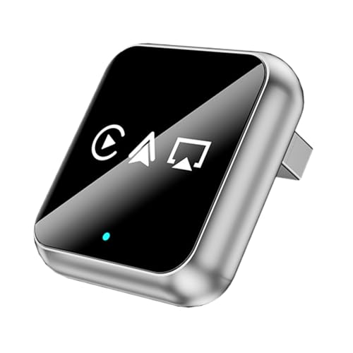 Genérico Auto Screen Adapter   Media Converter 2.8x2.5cm, WiFi Connection Device | Portable Display Link Accessory Compact Travel Gadget For Drivers Trucks Sedans RVs SUVs Daily Commute Road Trip