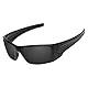 LenzReborn Polarisierte Linse Ersatz für Oakley Fuel Cell OO9096 Sonnenbrille – mehr Optionen Gr. Einheitsgröße, Dunkelschwarz – polarisiert